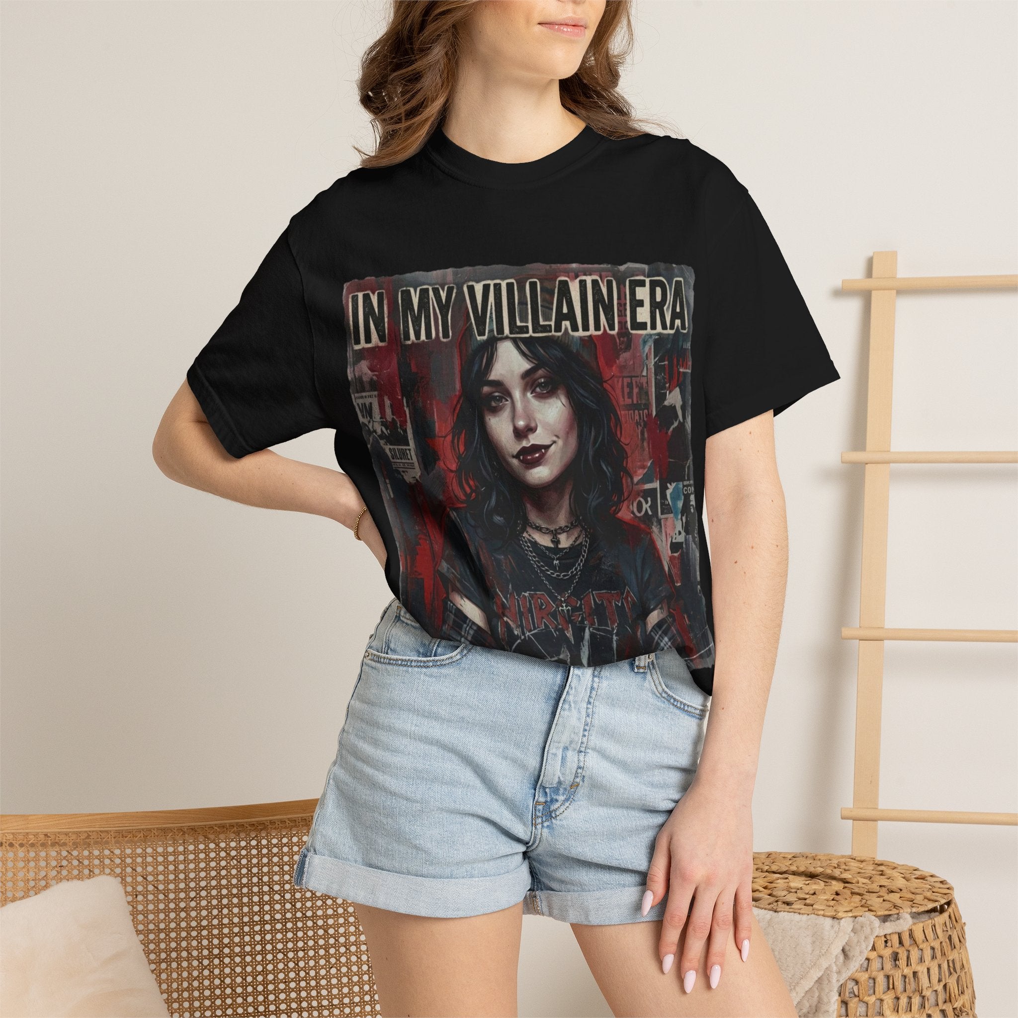 Copy of In My Villain Era Shirt | Unisex Dark Feminine Graphic Tee | Alt Girl & Emo Streetwear | Oversized Gothic T-Shirt
