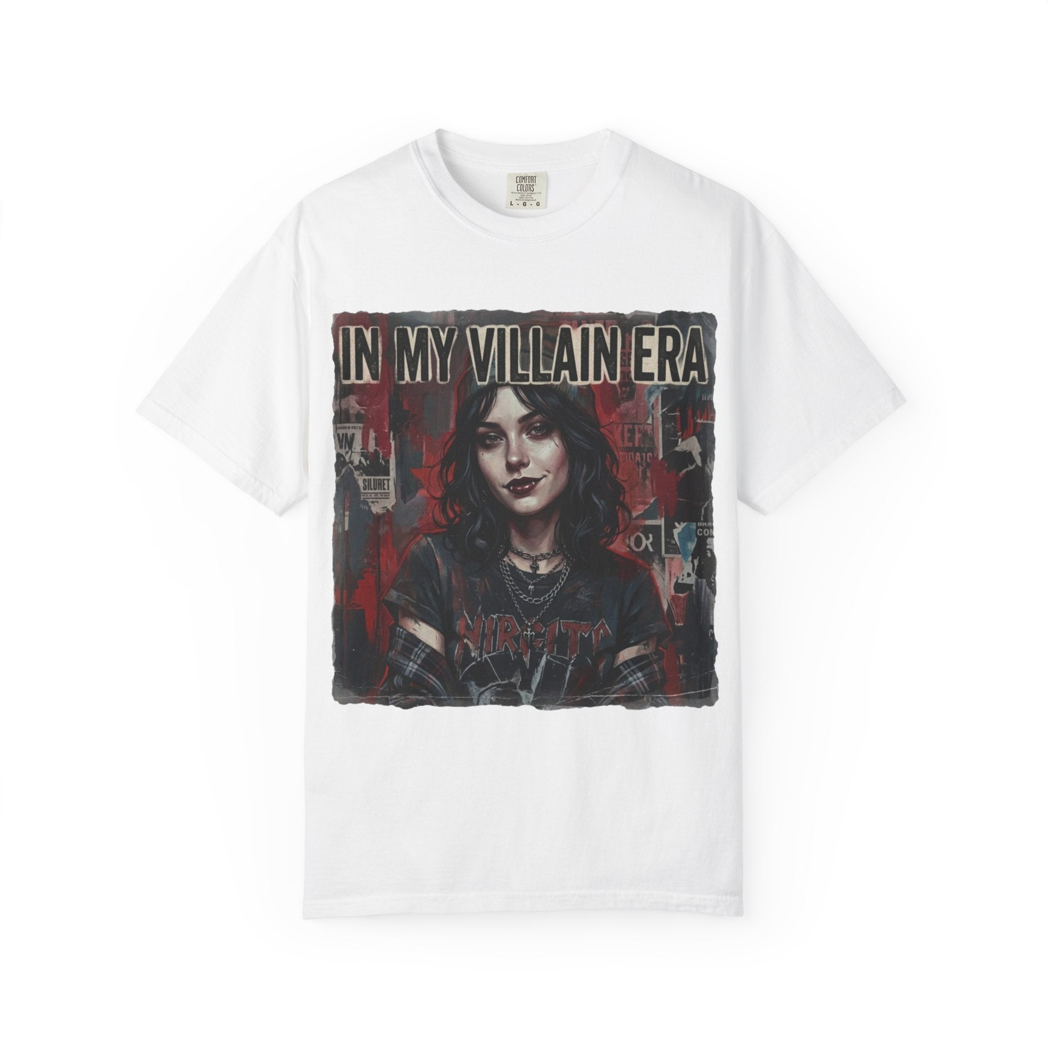 In My Villain Era Shirt | Unisex Dark Feminine Graphic Tee | Alt Girl & Emo Streetwear | Oversized Gothic T-Shirt