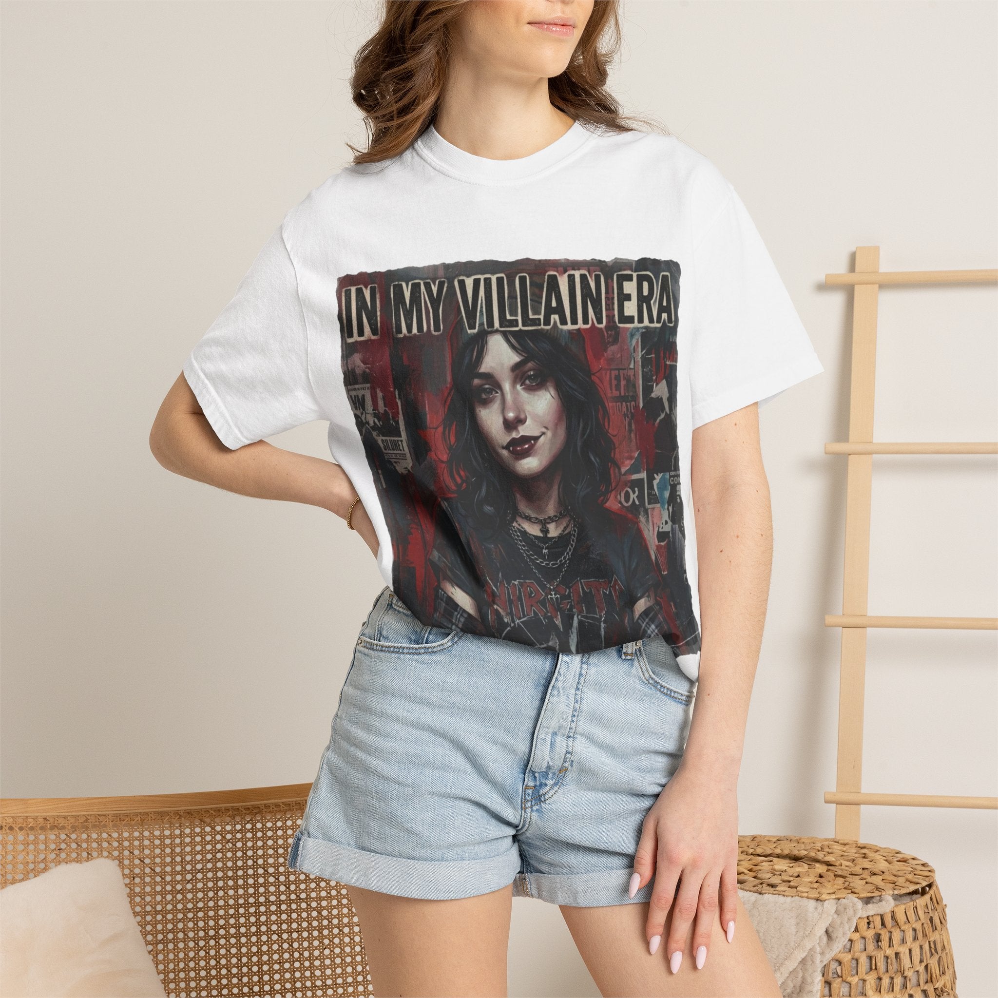 In My Villain Era Shirt | Unisex Dark Feminine Graphic Tee | Alt Girl & Emo Streetwear | Oversized Gothic T-Shirt