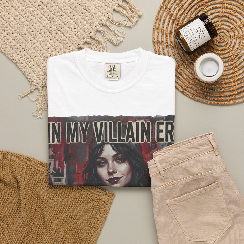 In My Villain Era Shirt | Unisex Dark Feminine Graphic Tee | Alt Girl & Emo Streetwear | Oversized Gothic T-Shirt