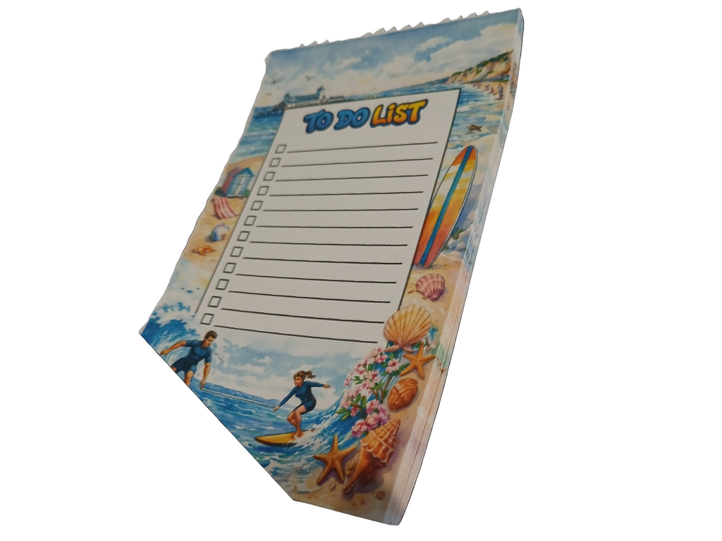 Handmade Beach Bournemouth To-Do List Notepad