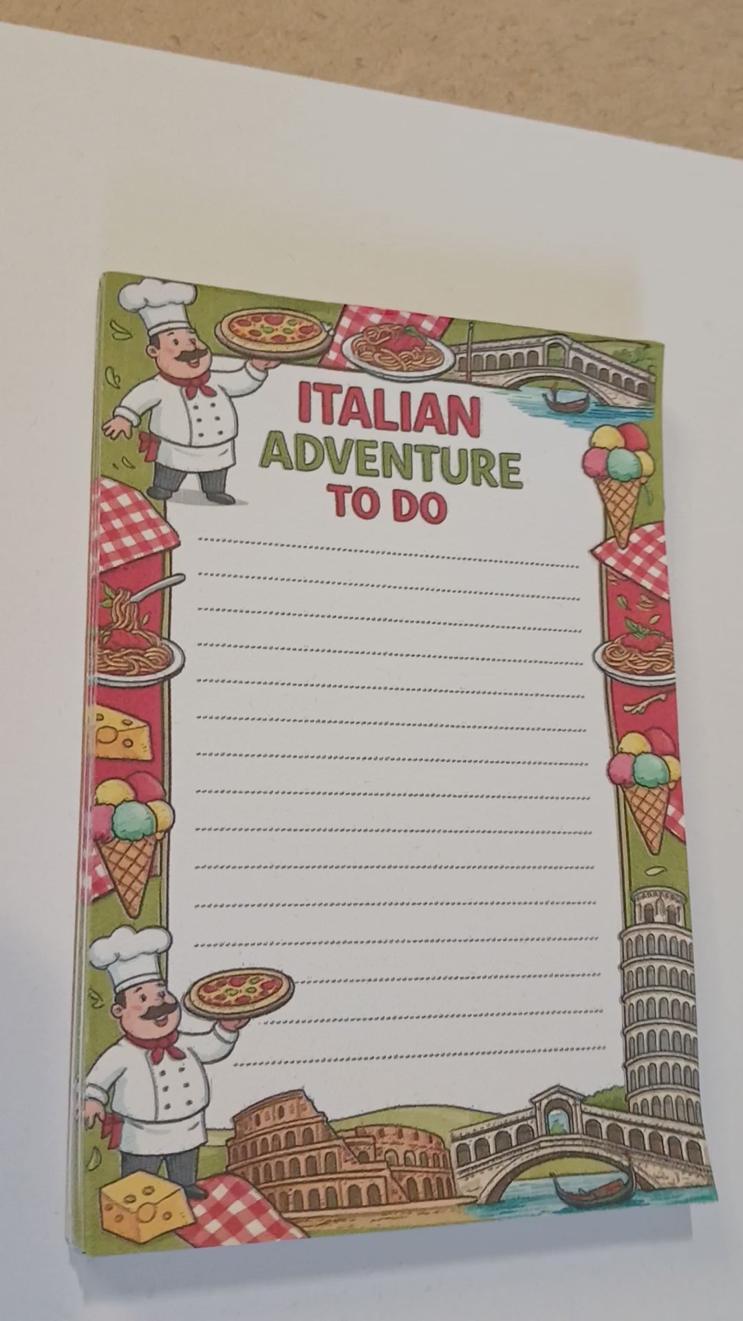 Italian Pizza To Do List
