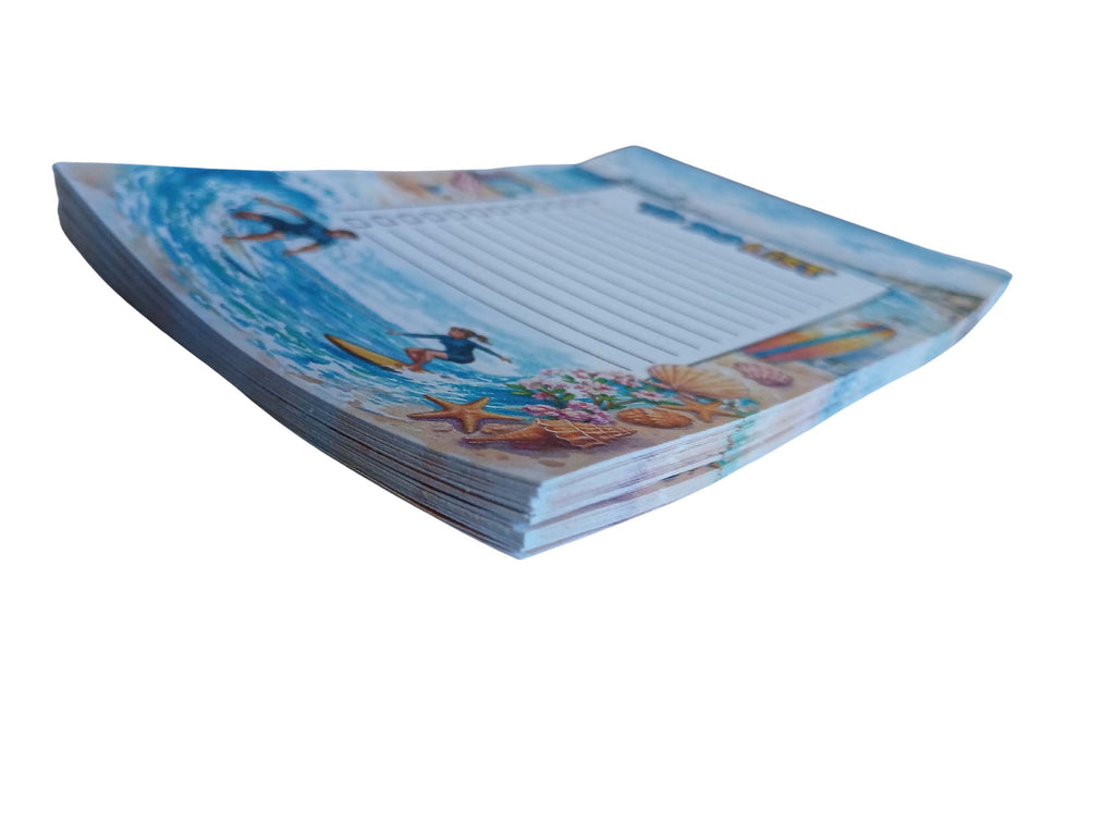 Handmade Beach To-Do List Notepad